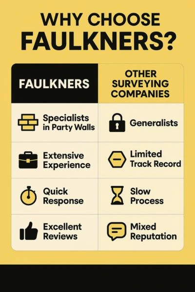 Can I Alter The Party Wall Surveyor? - A Crucial Guide From Faulkner Surveyors 4 Party Wall Mediation {bane} Faulkner Surveyors Peckham Best Surveyor Near me Peckham